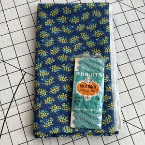 Flour Garden by Linzee Kull McCray for Moda – 1 Yard x 42” Blue Floral